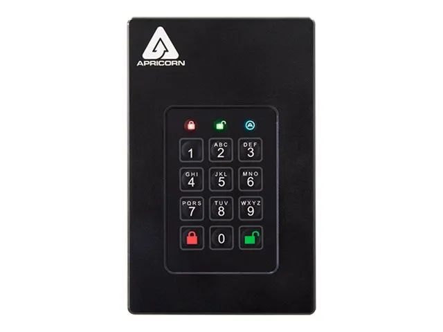 Apricorn Aegis Fortress L3 - Festplatte - verschlüsselt - 2 TB - extern (tragbar)