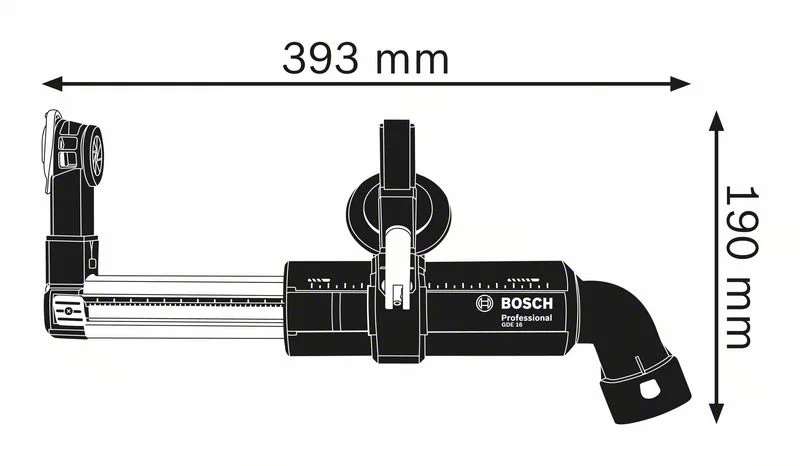 Bosch Professional GDE 16 Cyl Systemzubehör Karton
