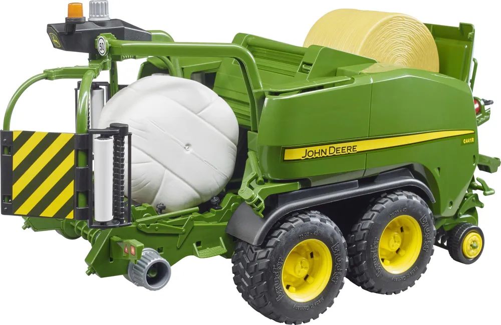 Bruder John Deere Rundballen - Presswicke gruen