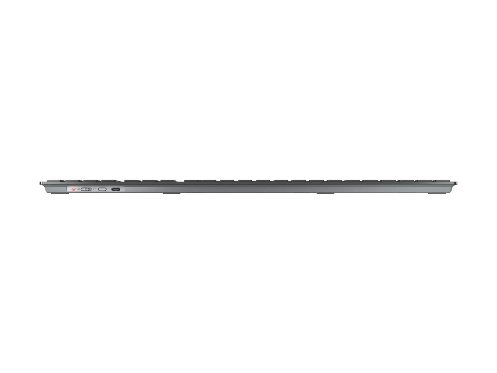 Cherry KW 9100 SLIM - Tastatur - kabellos - 2.4 GHz, Bluetooth 4.0