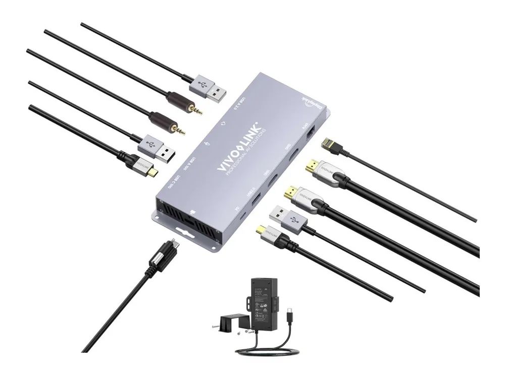 VivoLink Dockingstation - USB-C 3.2 Gen 2