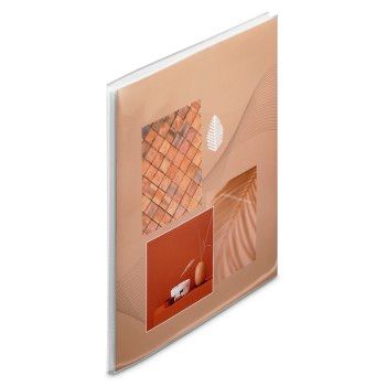 Hama Softcover-Album "Singo II", für 80 Fotos im Format 10x15 cm, Terracotta