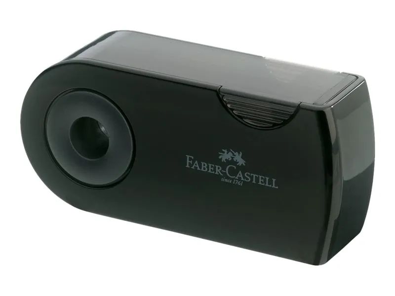 FABER-CASTELL SLEEVE - Spitzer - 2 Löcher - Schwarz