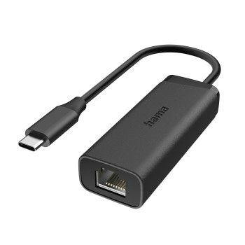 Hama Netzwerk-Adapter, USB-C-Stecker - LAN/Ethernet-Buchse, 2,5 Gigabit Ethernet