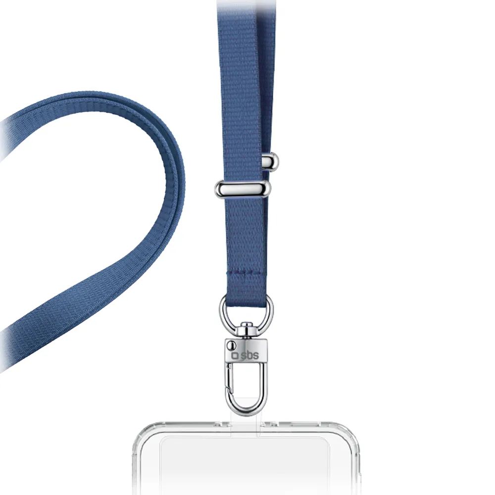 SBS Handykette, Smartphone Necklace universal, blau