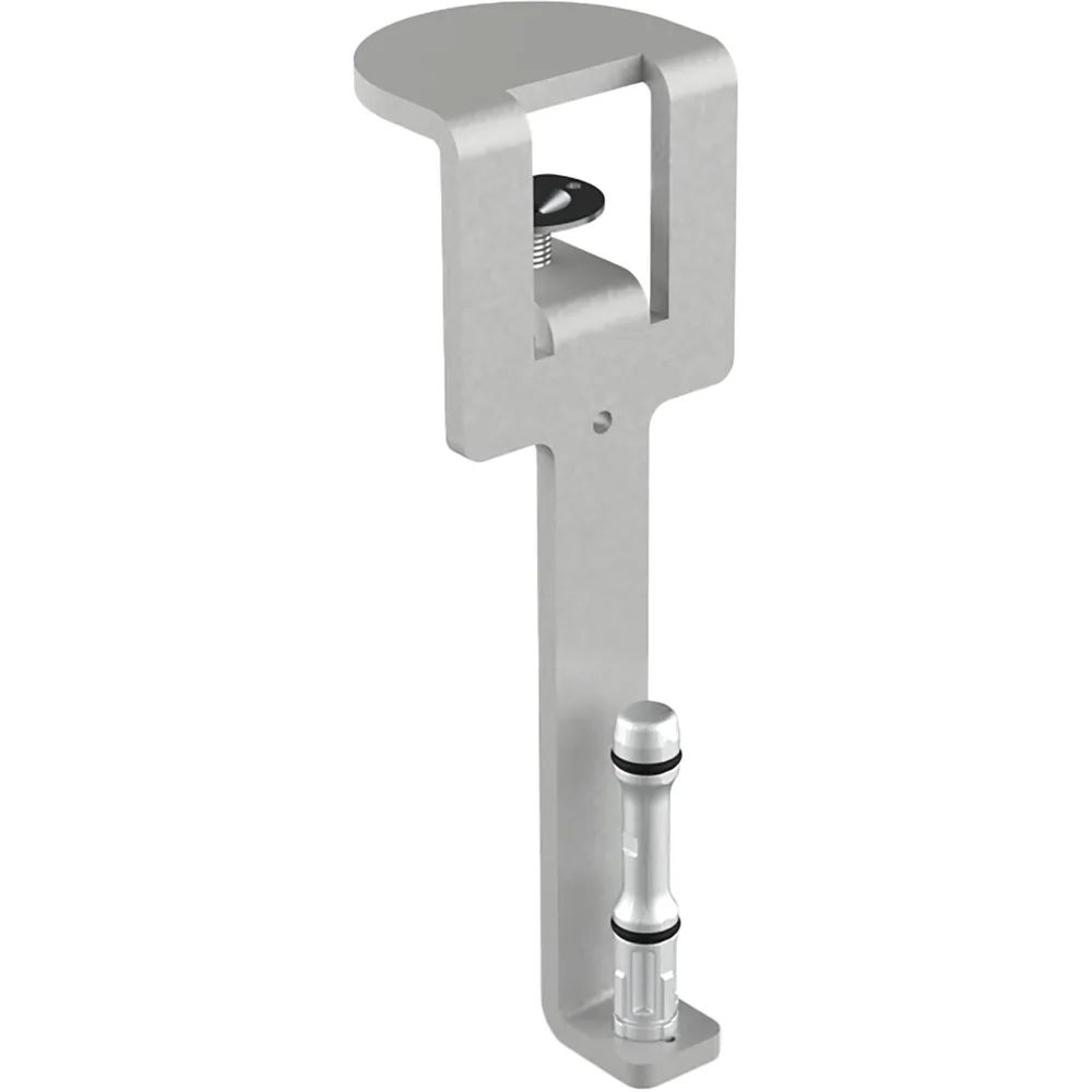 Veyhl GmbH  Befestigungsklammer Akustikpaneel Mira organizer, Stahl weißaluminium, RAL 9006