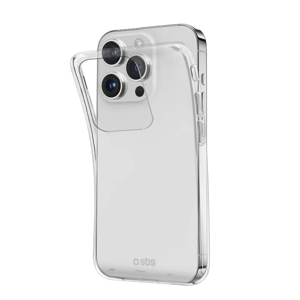 SBS RE-SKINNY recyceltes Case für iPhone 16 PRO MAX, transparent
