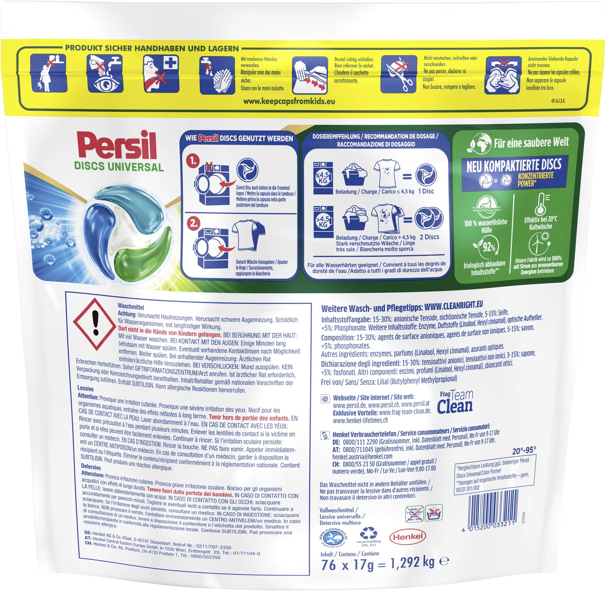 Persil Discs Universal, 76 WG 