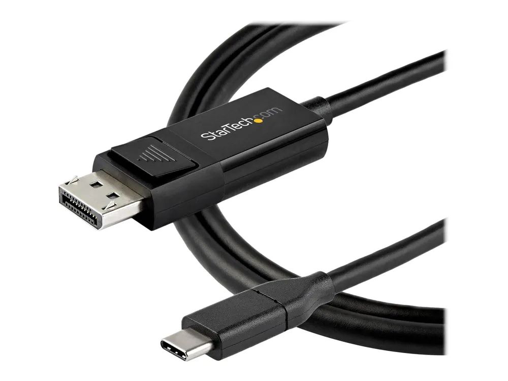 StarTech.com 1m USB-C auf DisplayPort-Kabel - 8K - bidirektional - DisplayPort-Kabel - 24 pin USB-C (M)