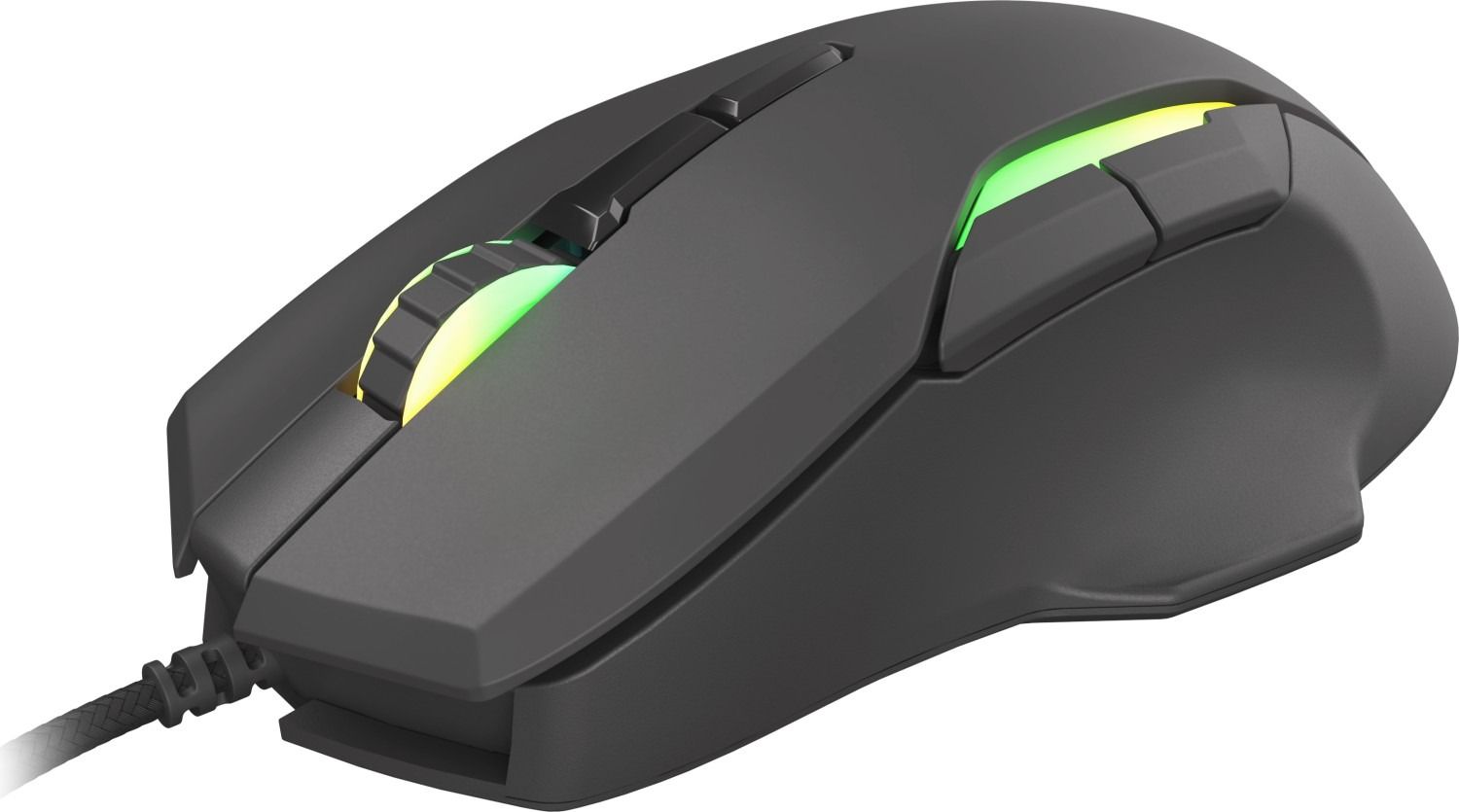 natec Gaming Maus Xenon 220 G2 RGB kabelgeb. schwarz - Maus - 12.800 dpi