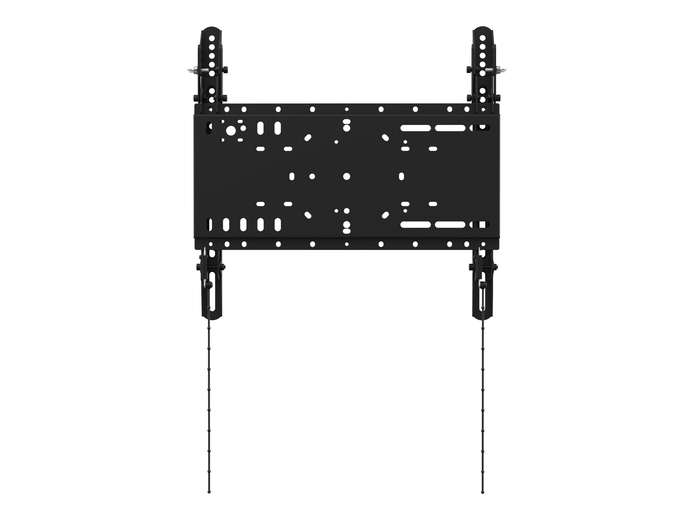 Vision VFM-W4X4T - Heavy Duty - Klammer - neigen - für Media Player / LCD-Display - kaltgewalzter Stahl - Schwarz - Bildschirmgröße: 94-177.8 cm (37"-70")