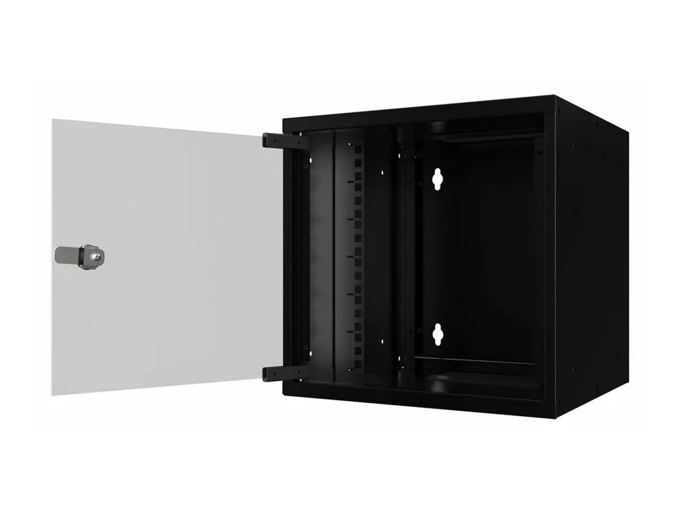 Lanview by Logon - Schrank Netzwerkschrank - 31 x 30 - geeignet für Wandmontage - Schwarz - 6U - 25.4 cm (10")