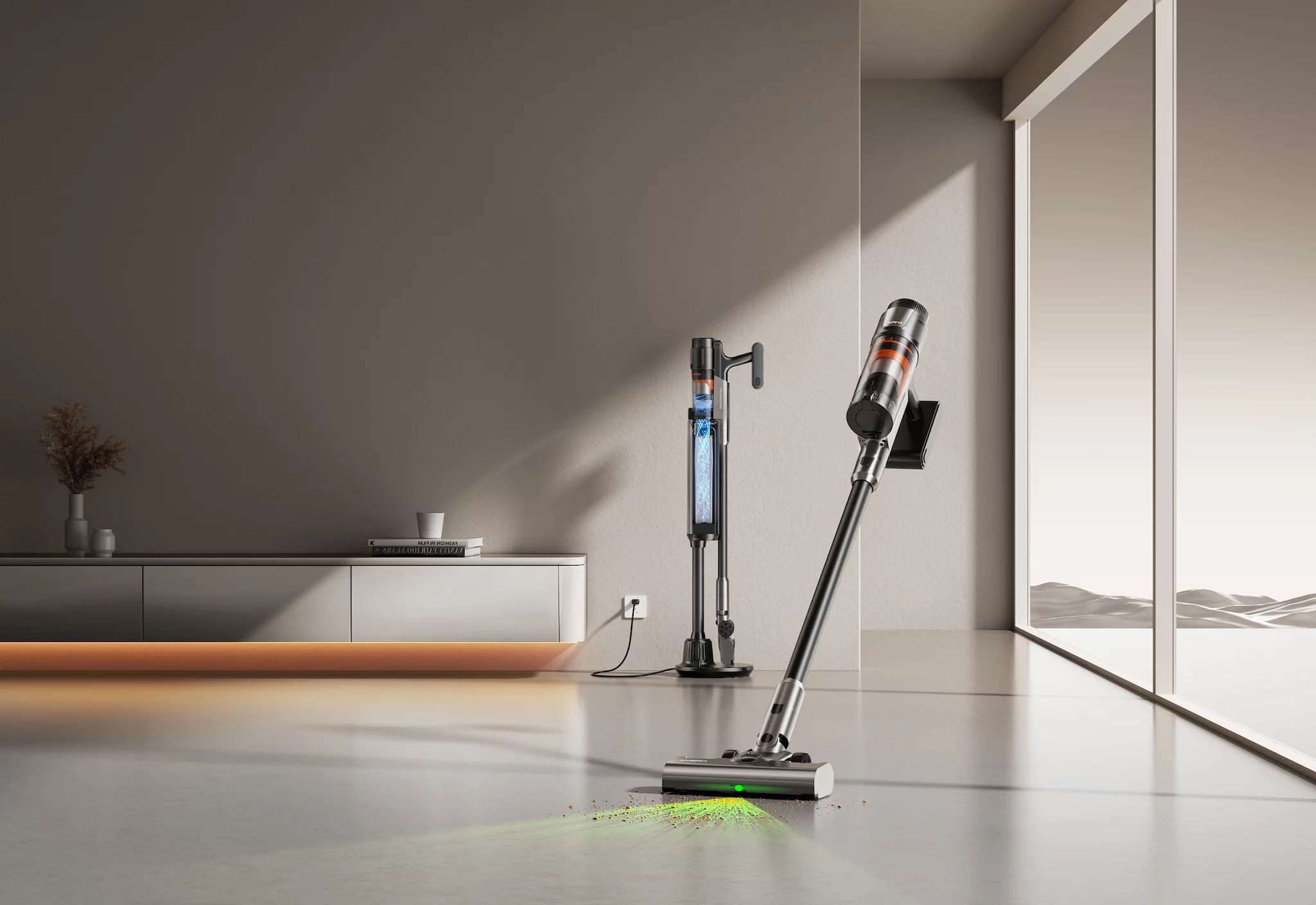 UWANT V600 Akku-Bodenstaubsauger - 550W