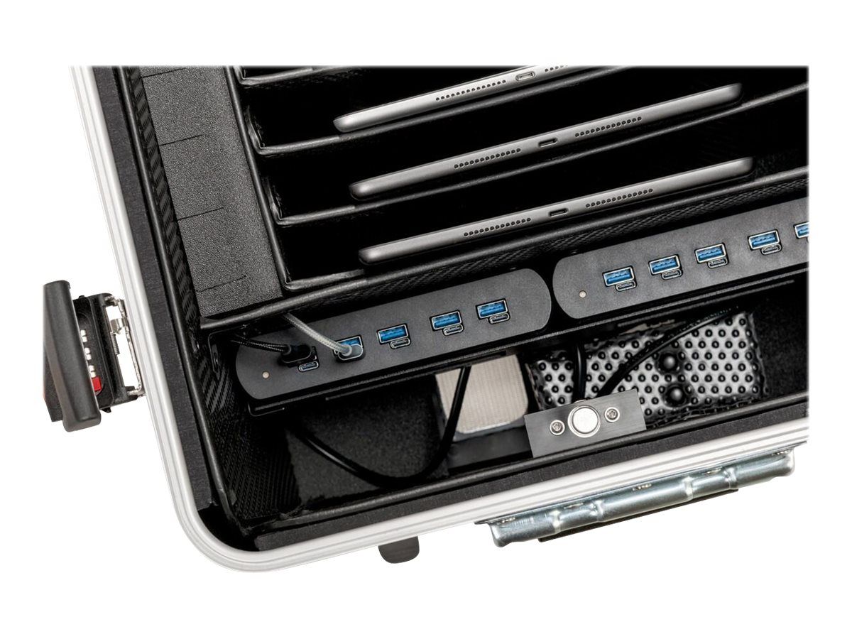 PARAT PARAPROJECT Case TC10 - Wagen (nur Laden) - für 10 Tablets - verriegelbar - X-ABS Kunststoff - Schwarz - Bildschirmgröße: up to 32.8 cm (up to 12.9")