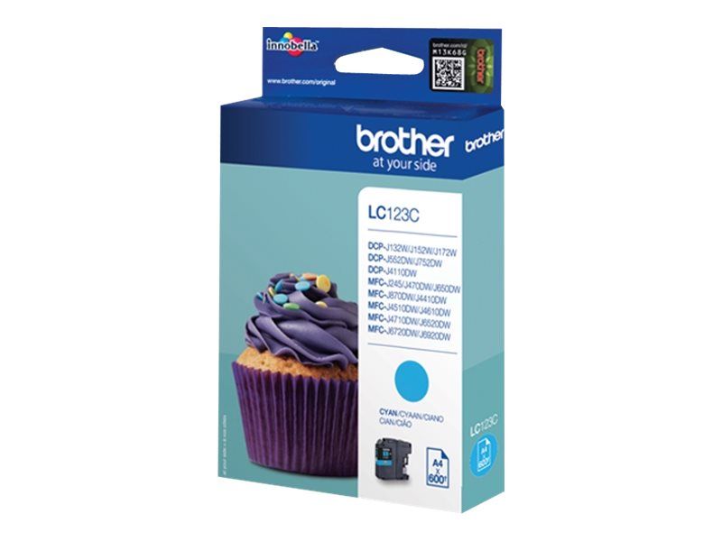 Brother LC123C - Hohe Ergiebigkeit - Cyan - original