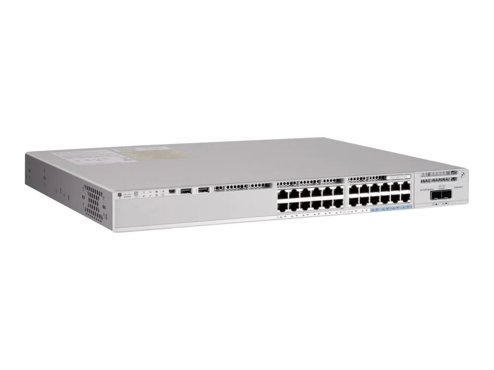 Cisco Catalyst 9200L - Network Essentials - Switch - L3 - managed - 8 x 100/1000/2.5G/5G/10GBase-T + 16 x 10/100/1000 (PoE+)