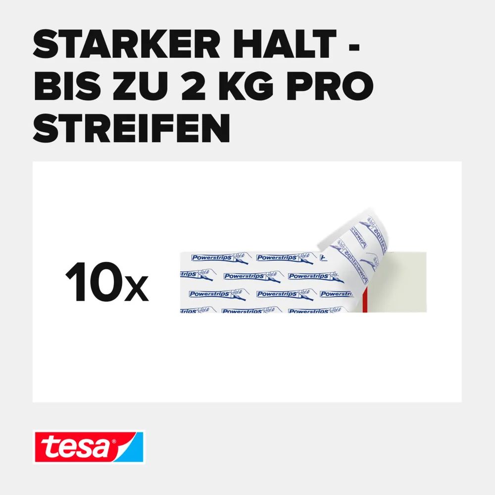 Tesa Powerstrips Large