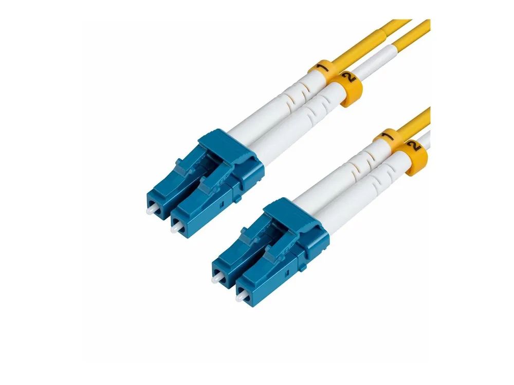 MicroConnect Netzwerkkabel - LC/UPC Einzelmodus (M) 0,5m gelb