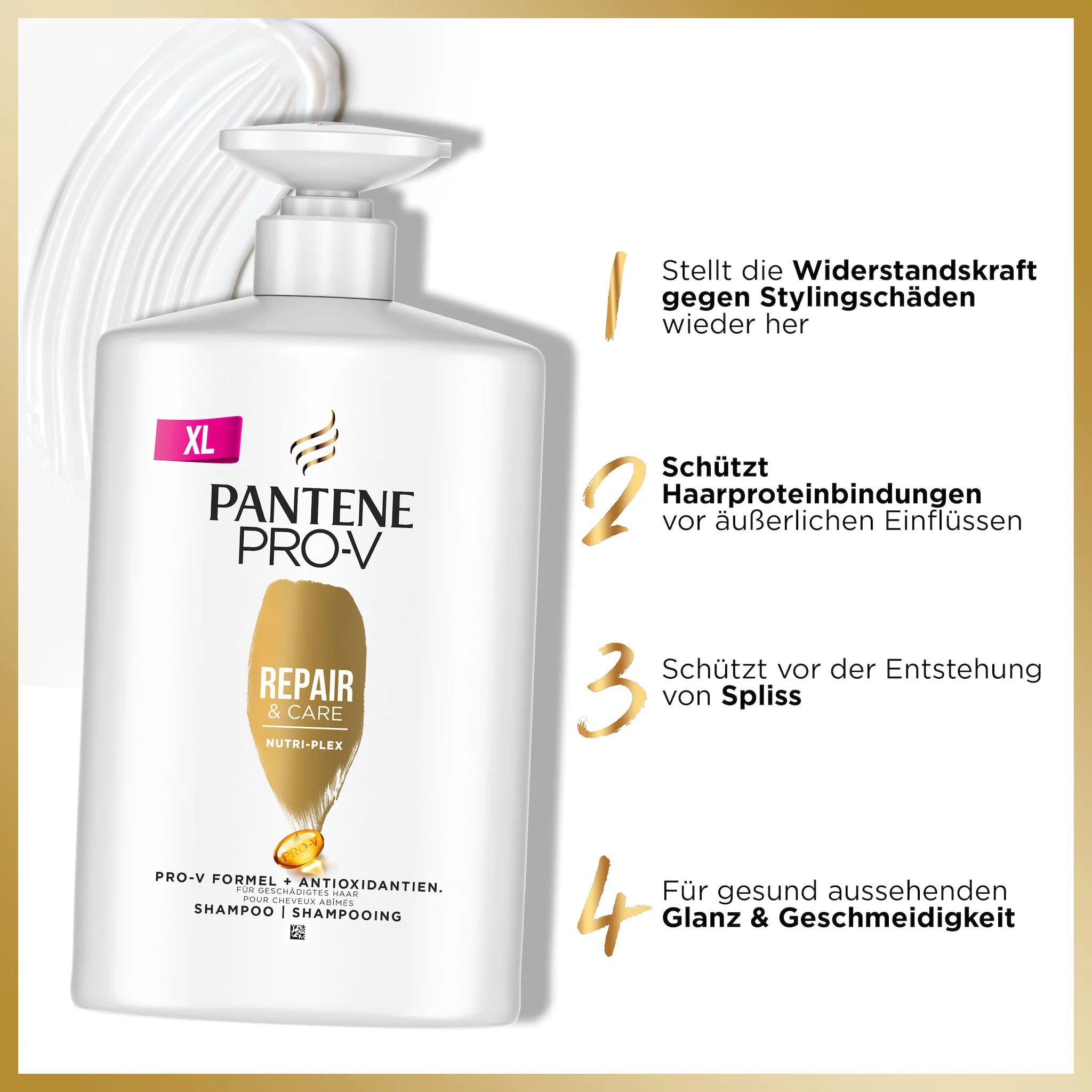 Pantene Pro-V Repair&Care Shampoo, 1000ml