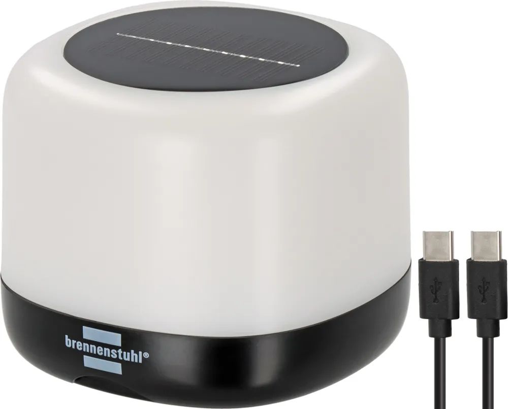 Hugo Brennenstuhl GmbH & Co. KG Akku Solar LED Outdoor Leuchte RGB GL 100 ASR, IP44, 340 lm