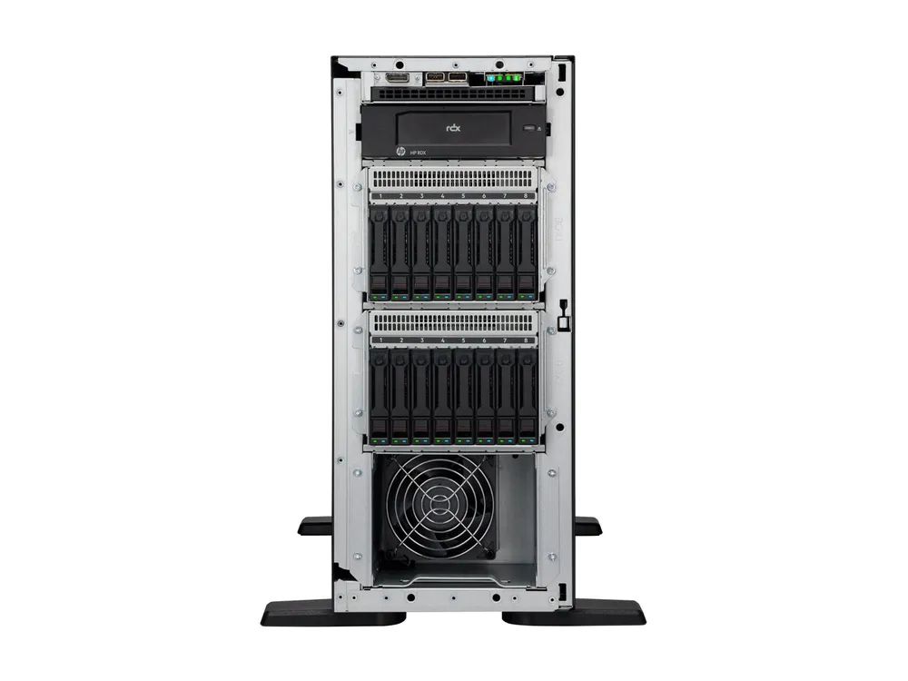 HPE ProLiant ML110 Gen11 - Server - Tower - 4.5U - 1-Weg - 1 x Xeon Gold 5416S / 2 GHz - RAM 64 GB - SATA/SAS/NVMe - Hot-Swap 6.4 cm (2.5")