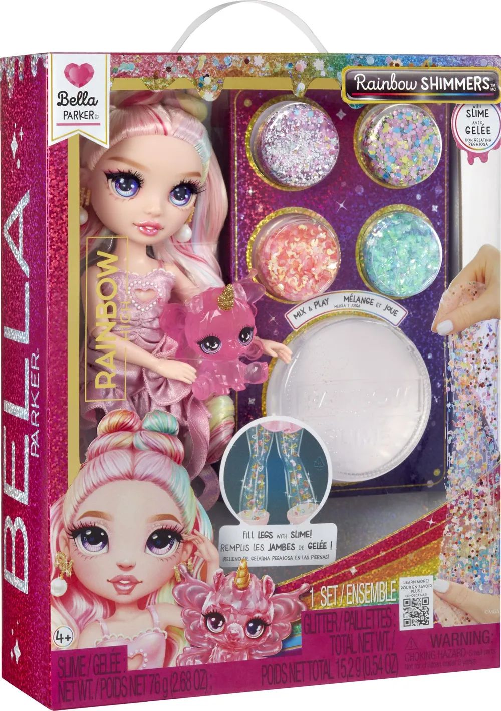 MGA Entertainment Inc. Rainbow High Shimmers with Slime - Bella