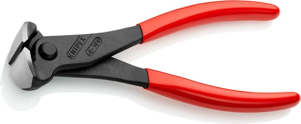 KNIPEX Vornschneider mit Kunststoff überzogen schwarz atramentiert 180 mm