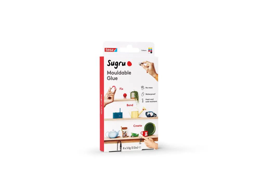 Sugru® 8x Formbarer Allzweckkleber, blau 