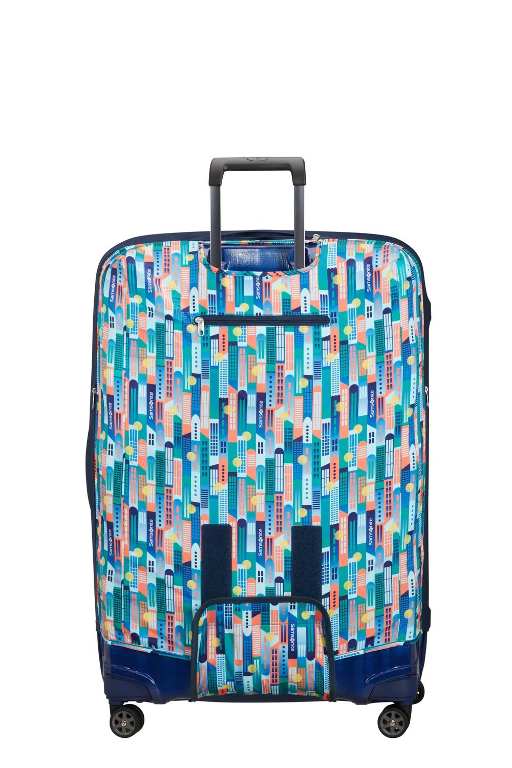 SAMSONITE TA REVOLUTION FOLDABLE LUGGAGE COVER XL, CITY PRINT