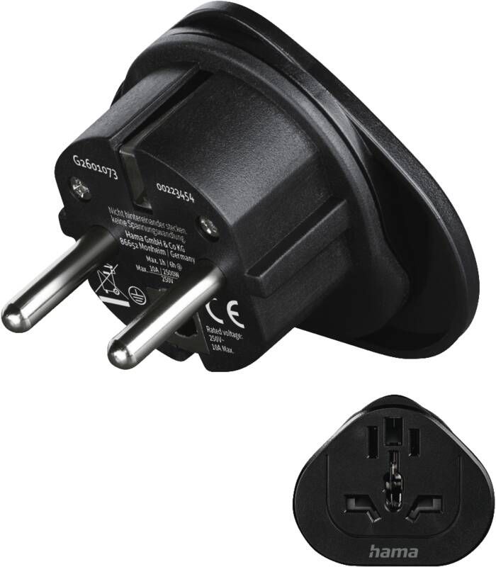 Hama 223454 REISESTECKER UNIVERSELL->D