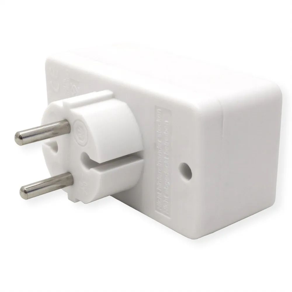 BACHMANN Multistecker 4xEuro, weiß 4x2,5A/230V