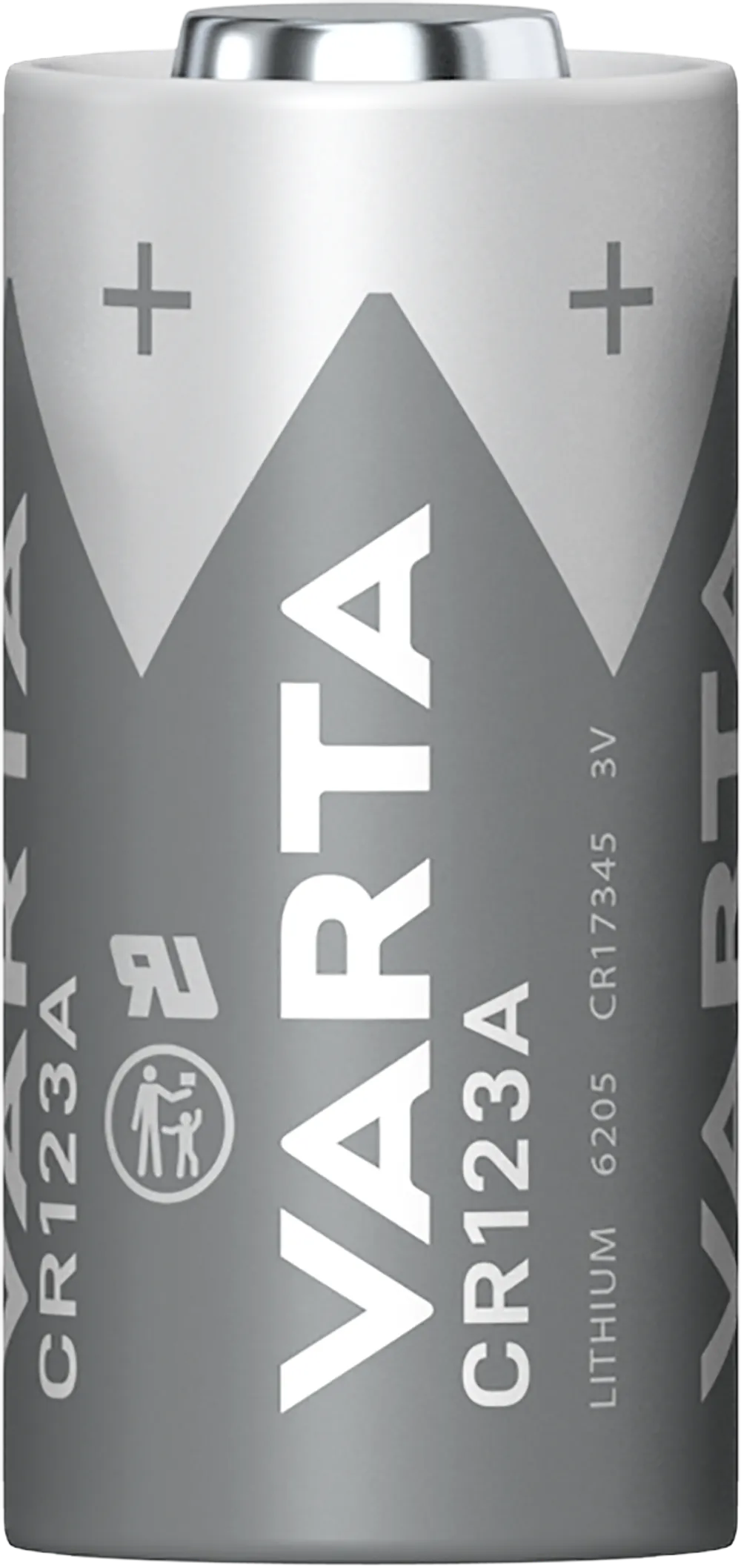 VARTA LITHIUM Cylindrical CR123A Blister 2