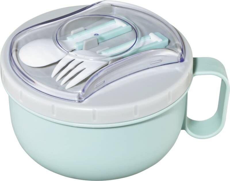 Xavax Lunchbox 181583 Frühstücks-/Lunch-Schale, mit Gabel