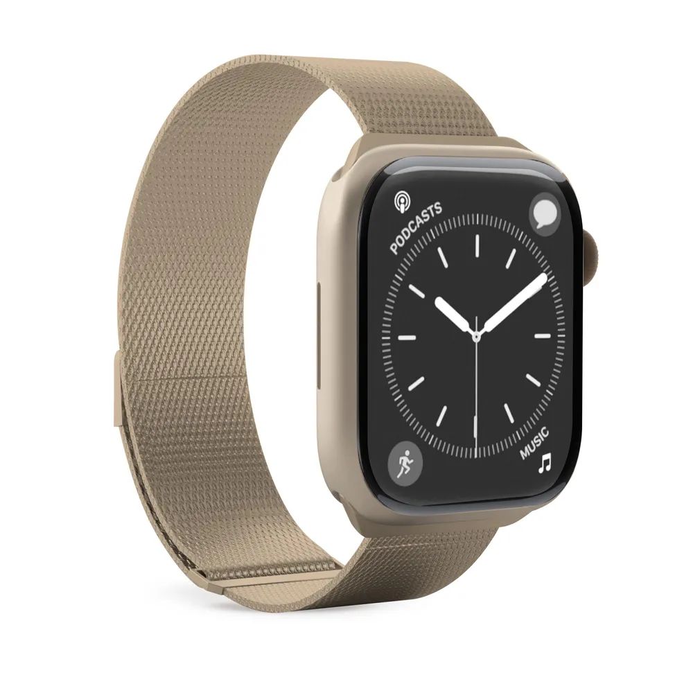 PURO MILANESE Band für Apple Watch 38/40/41mm, champagne