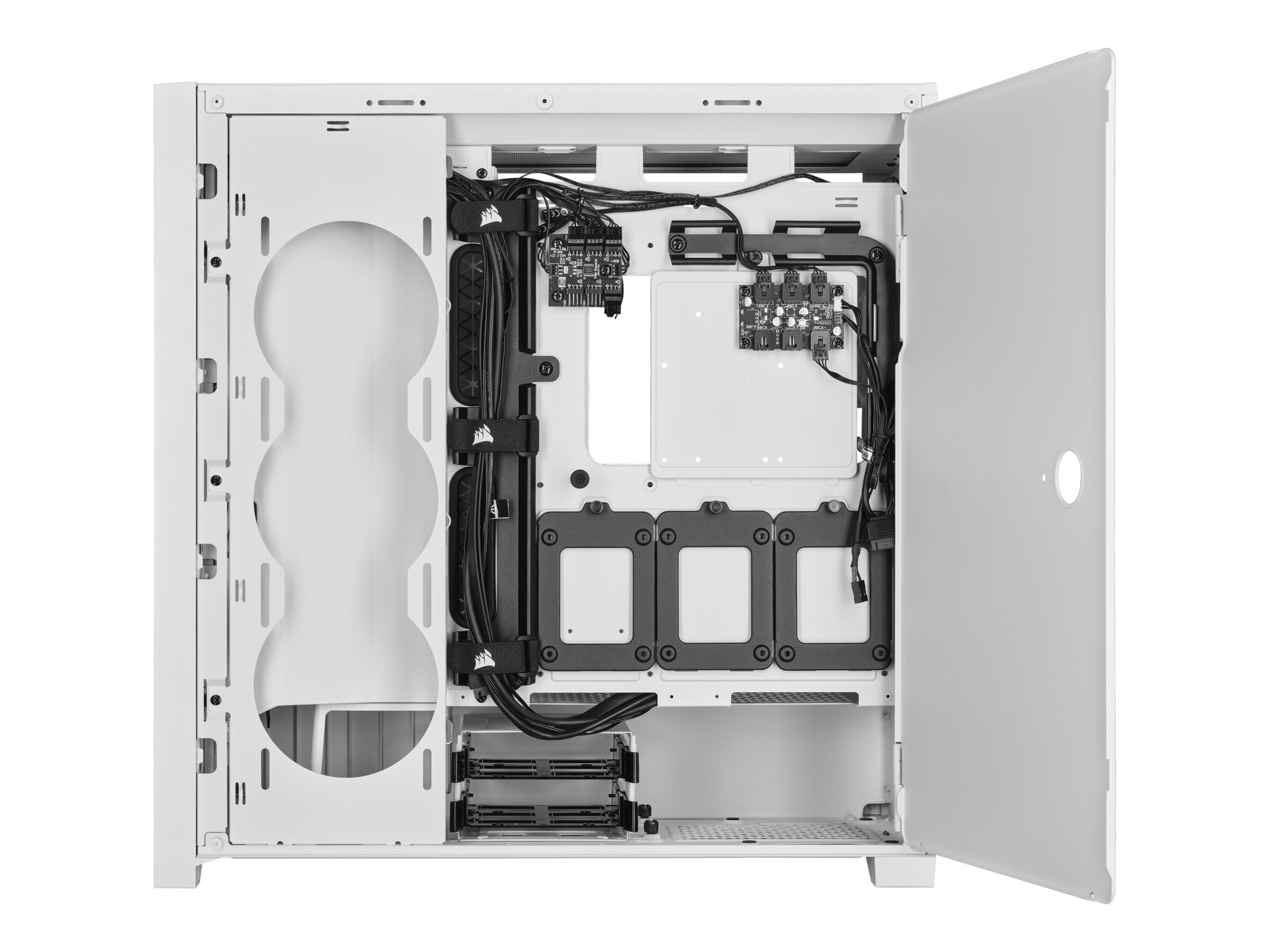Corsair iCUE 5000X RGB QL Edition - Mid tower - Seitenteil mit Fenster (gehärtetes Glas)