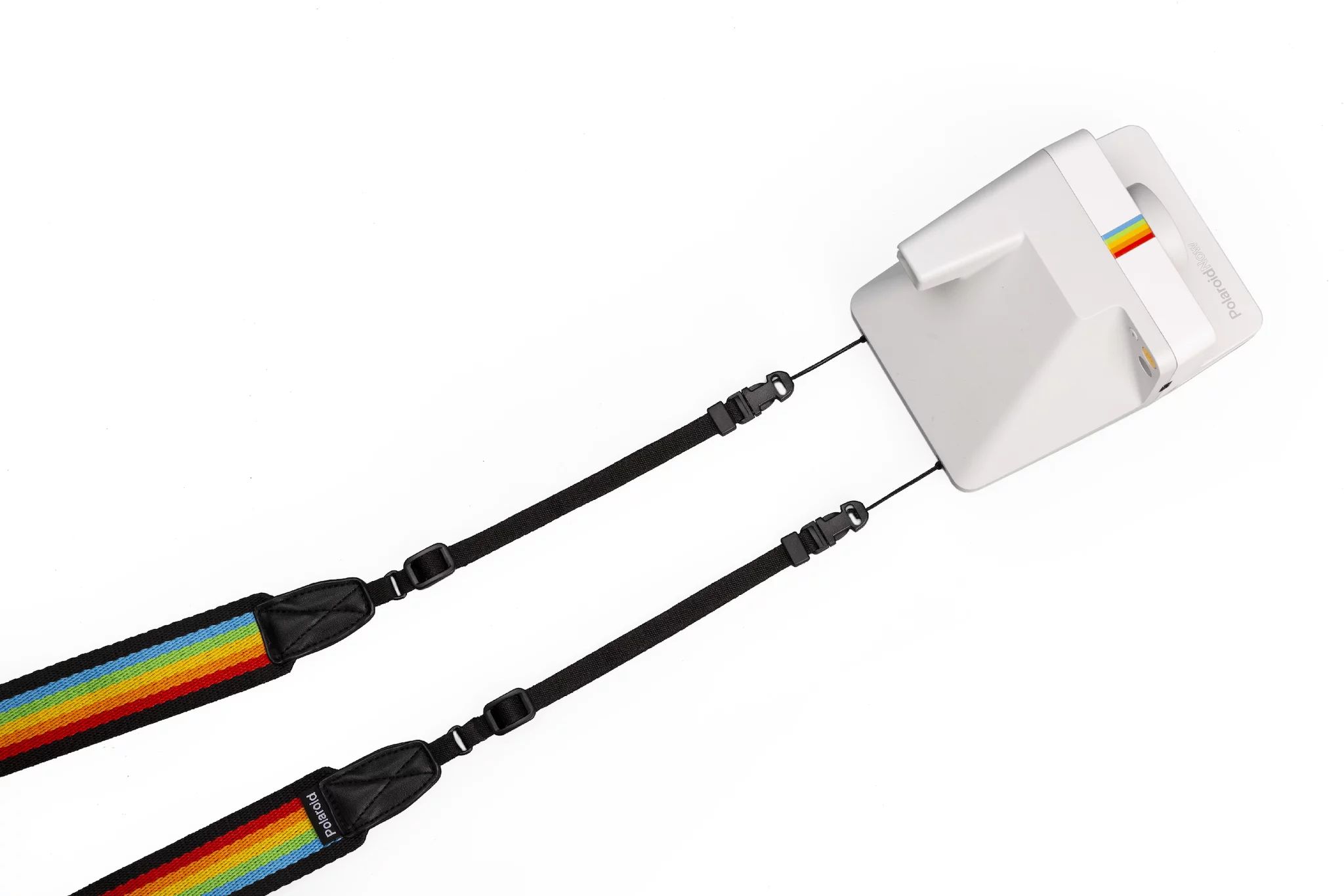 Polaroid CAMERA STRAP FLAT RAINBOW BLACK