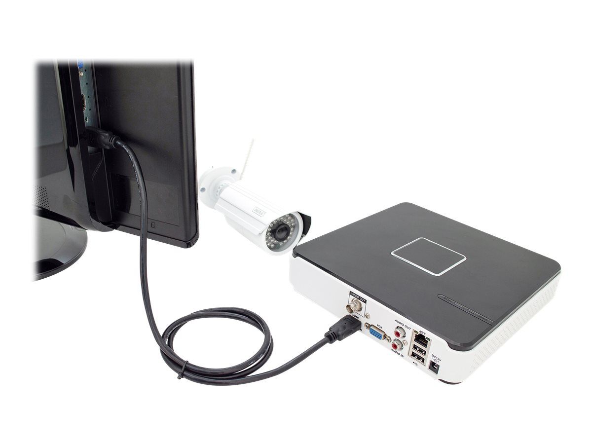 DIGITUS HDMI Premium High Speed mit Ethernet Anschlusskabel