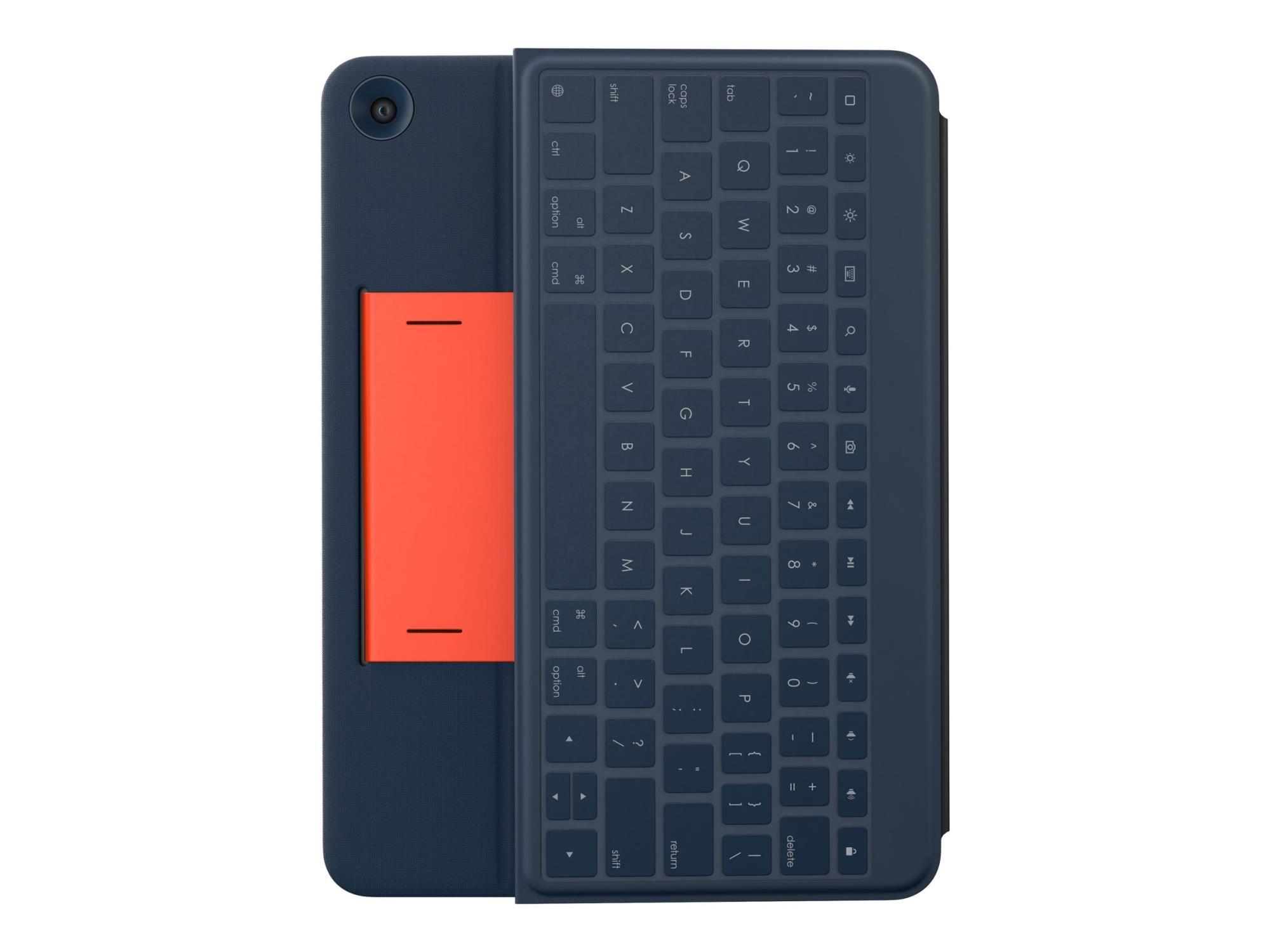 Logitech Rugged Combo 3 For Education - Tastatur und Foliohülle - Apple Smart connector - K-12 Ausbildung - für Apple 10.2-inch iPad (7. Generation, 8. Generation, 9. Generation)