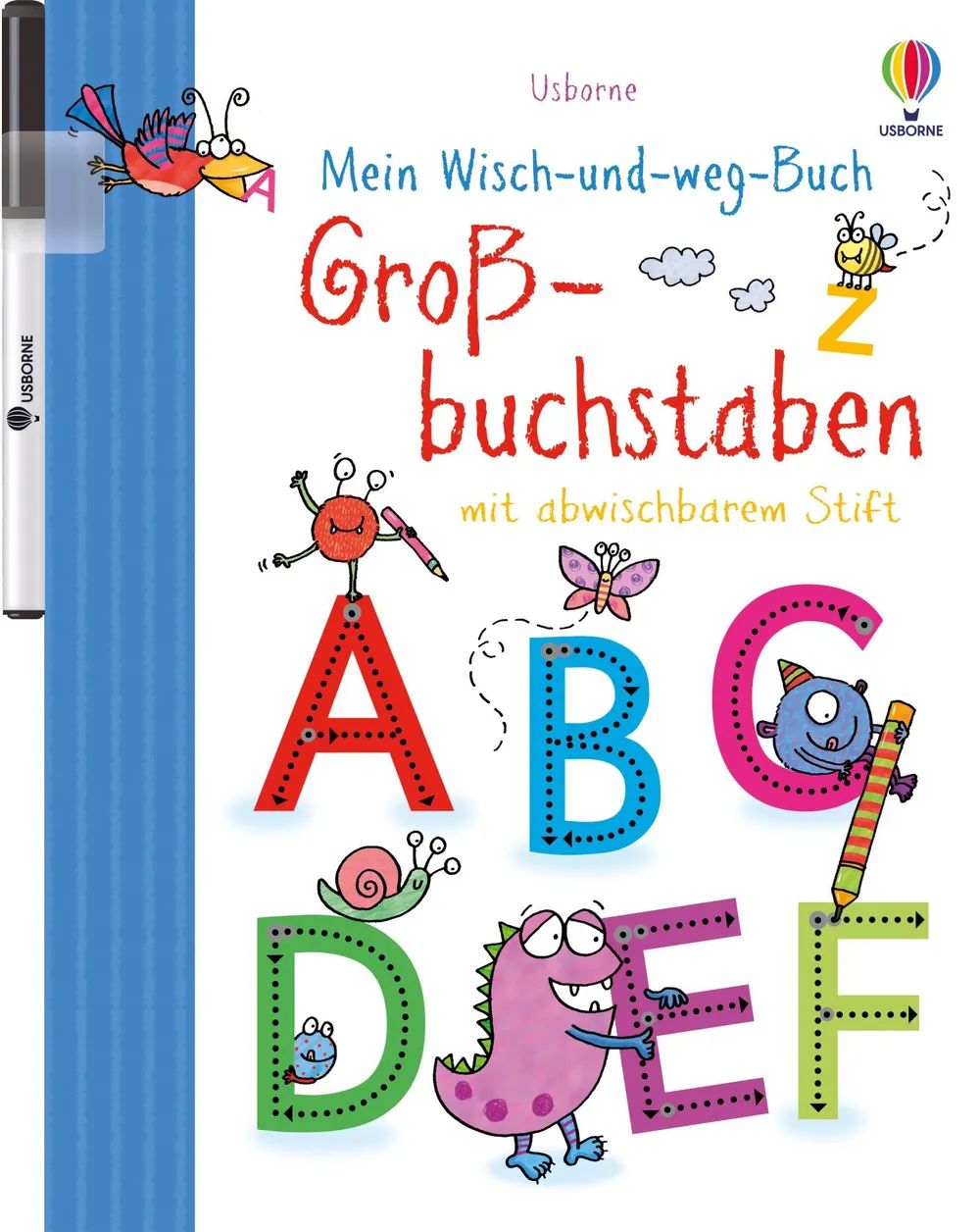 dtv Verlagsgesellschaft mbH & Co.KG Mein Wisch-und-weg-Buch: Großbuchstaben
