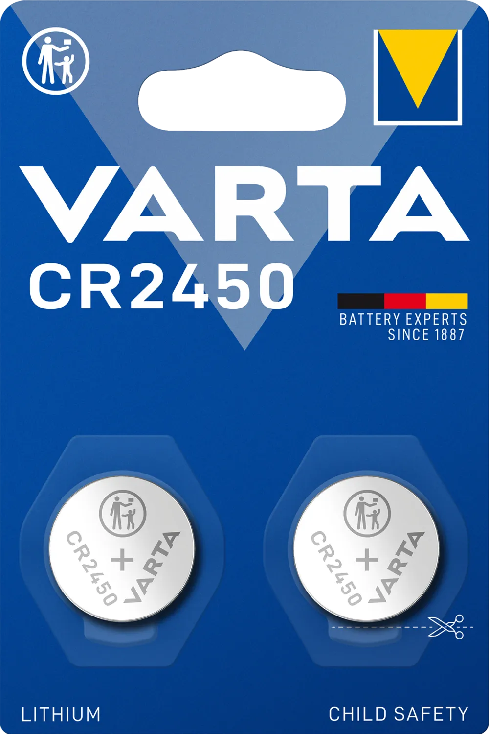 VARTA LITHIUM Coin CR2450 Blister 2