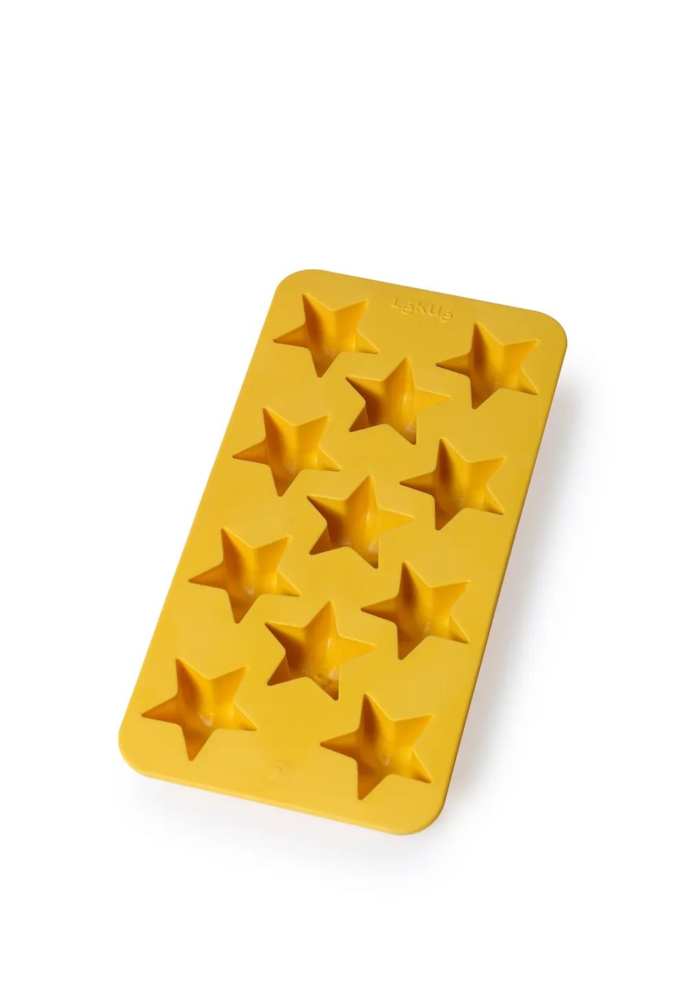 Lékué Stern-Eiswürfelform mit Deckel - Yellow