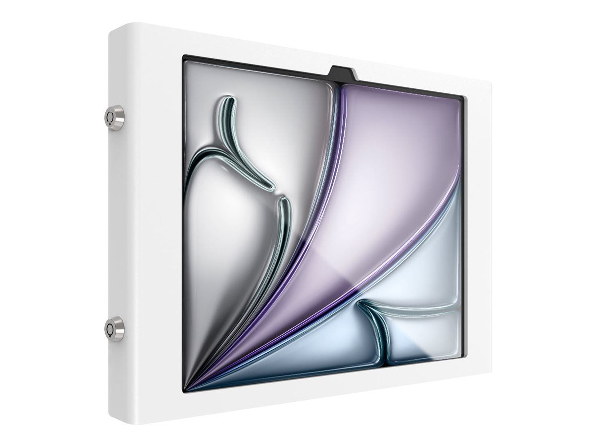 Compulocks iPad Air M2 13" (2024), Apex Secured Enclosure Wall Mount - Gehäuse - für Tablett - Glasbefestigung, Raum - verriegelbar - hochwertiges Aluminium - weiß - Bildschirmgröße: 33.02 cm (13")