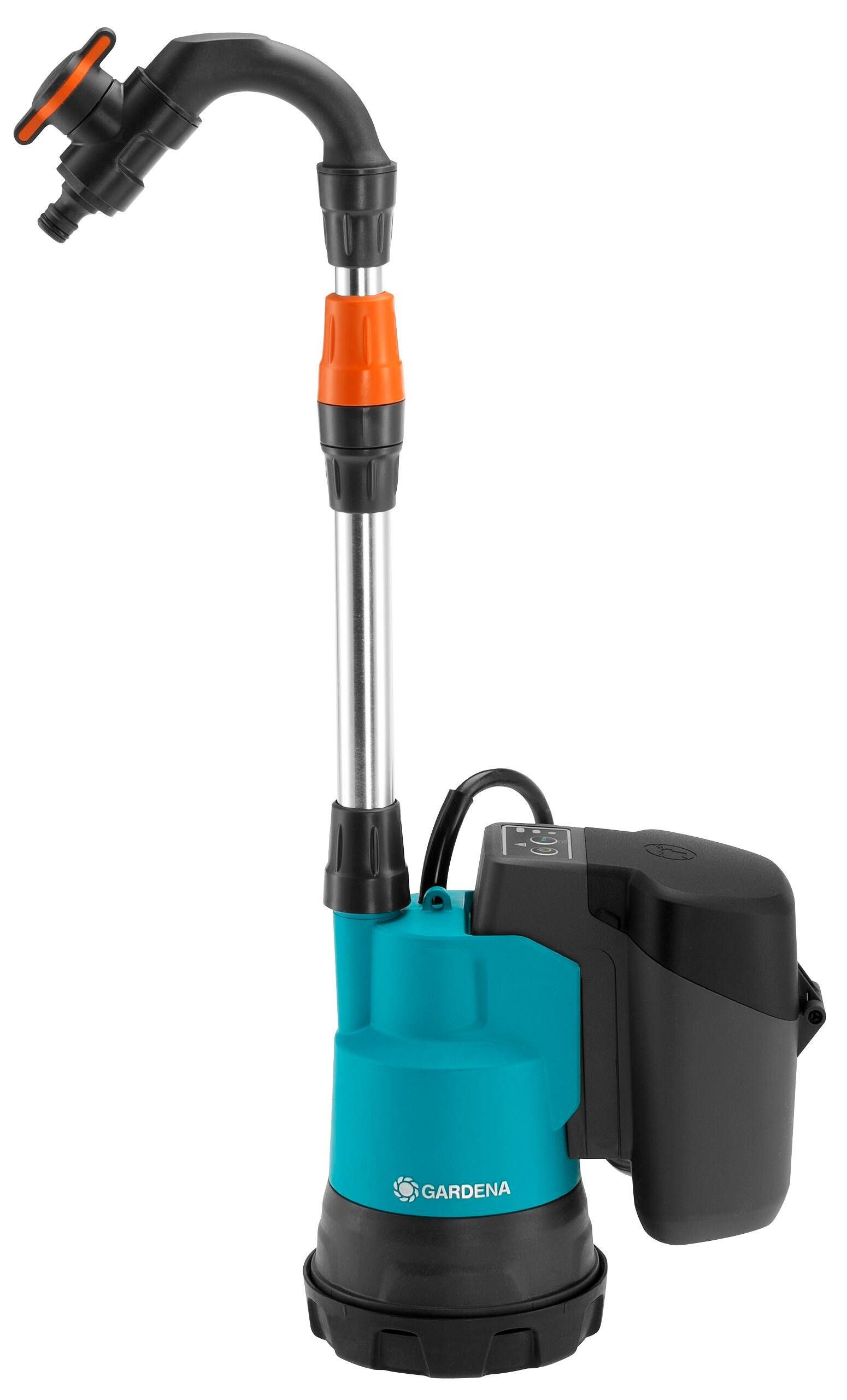 Gardena Akku-Regenfasspumpe 2000/2 18V P4A Ready-To-Use Set