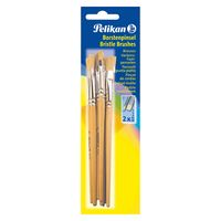 Pelikan 720409 - Flachpinsel - Silber - 10 Stück(e)