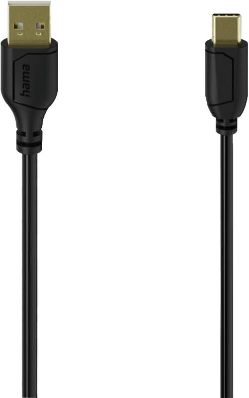 Hama 74265 USB-A auf USB-C, Flexibel, 0,75m