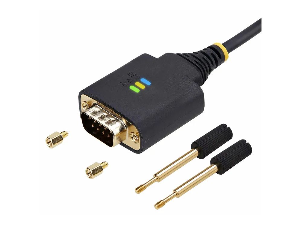 StarTech.com 6.6ft (2m) USB to Serial Adapter Cable, COM Retention, RS232 - Kabel USB / seriell - USB (M)