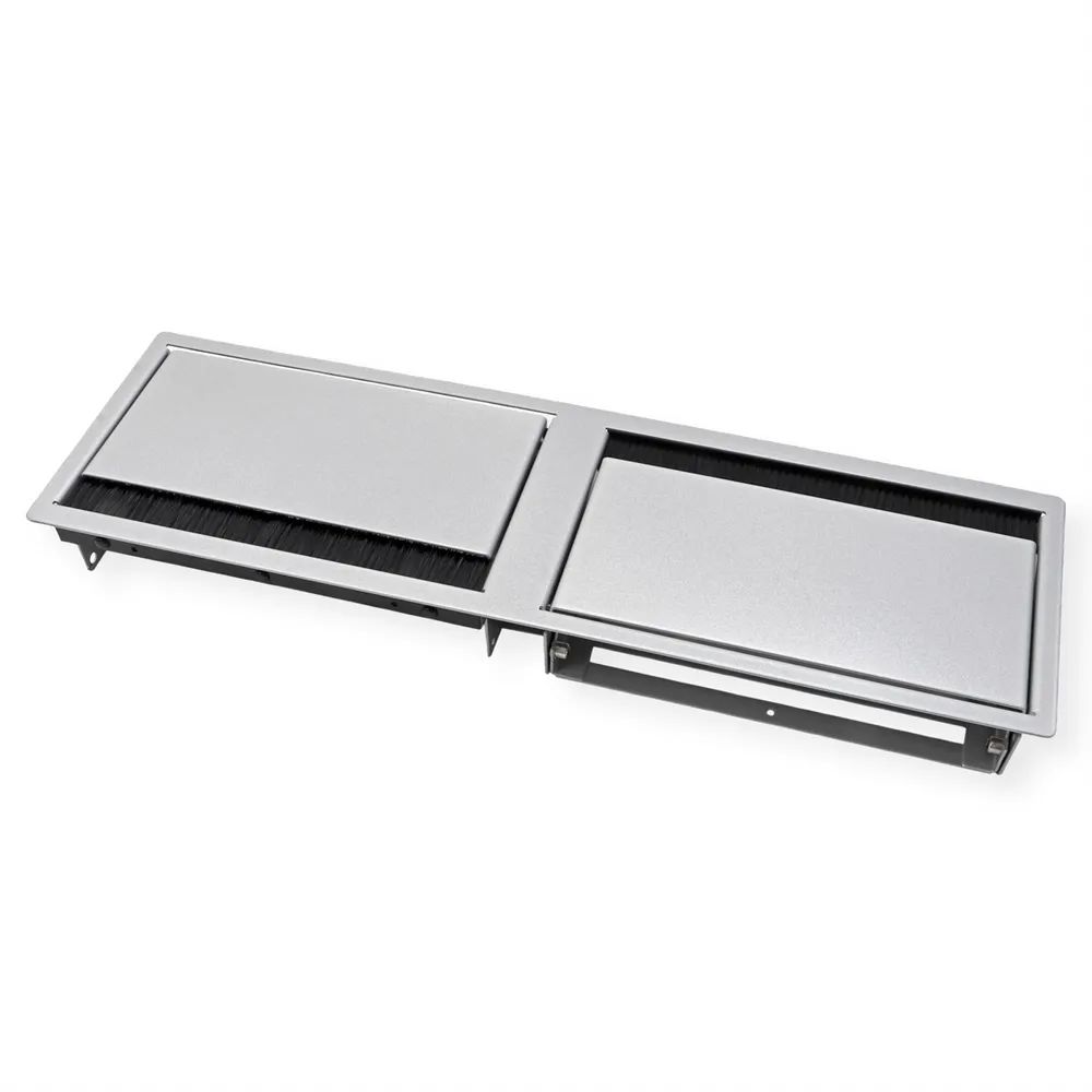 BACHMANN CONI DUO Einbaurahmen 2 x Small, grau