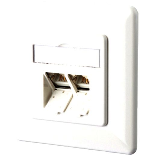 Metz Connect DATENDOSE LSA C6A 2FACH UP RW / METZ 130C381002-I RAL9010 130C381002-I