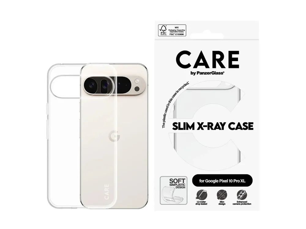 PanzerGlass CARE by Fashionable Case Transparent X-Ray Soft Basic Google Pixel 10