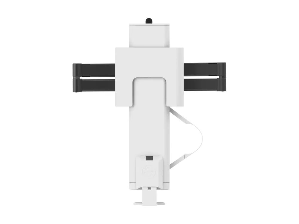 Ergotron TRACE - Befestigungskit (Spannbefestigung für Tisch, Pivot, Basis, VESA-Abstandshalter, Hubsäule, Verlängerungsarm) - Konstante Krafttechnologie - für LCD-Display - Schneeweiß - Bildschirmgröße: up to 96.5 cm (up to 38")